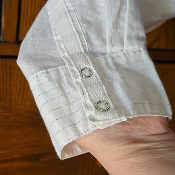 ADDITION ELLE button down stripped shirt. Sz 18 - Picture 4 of 7